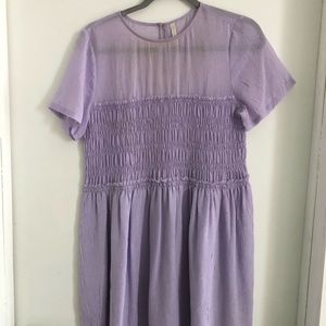 Lavender Babydoll Dress, Medium